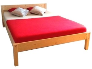 Betten kaufen Futonbett mit Kopfteil Holz Bett massiv Doppelbett 90 100 120 140 160 180 200 x 200cm, Hergestellt in Deutschland (180x200cm)